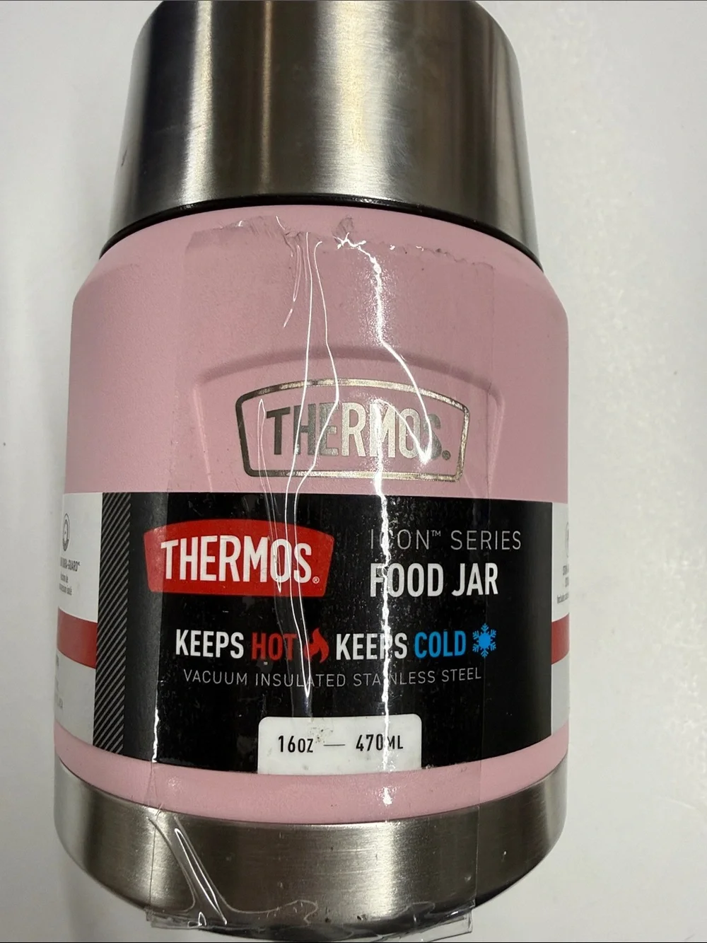 NEW Thermos Pink Icon Stainless Steel 16 oz